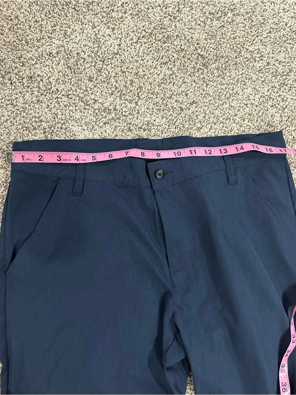 Travis Mathew Navy Blue Mens Dress Pants